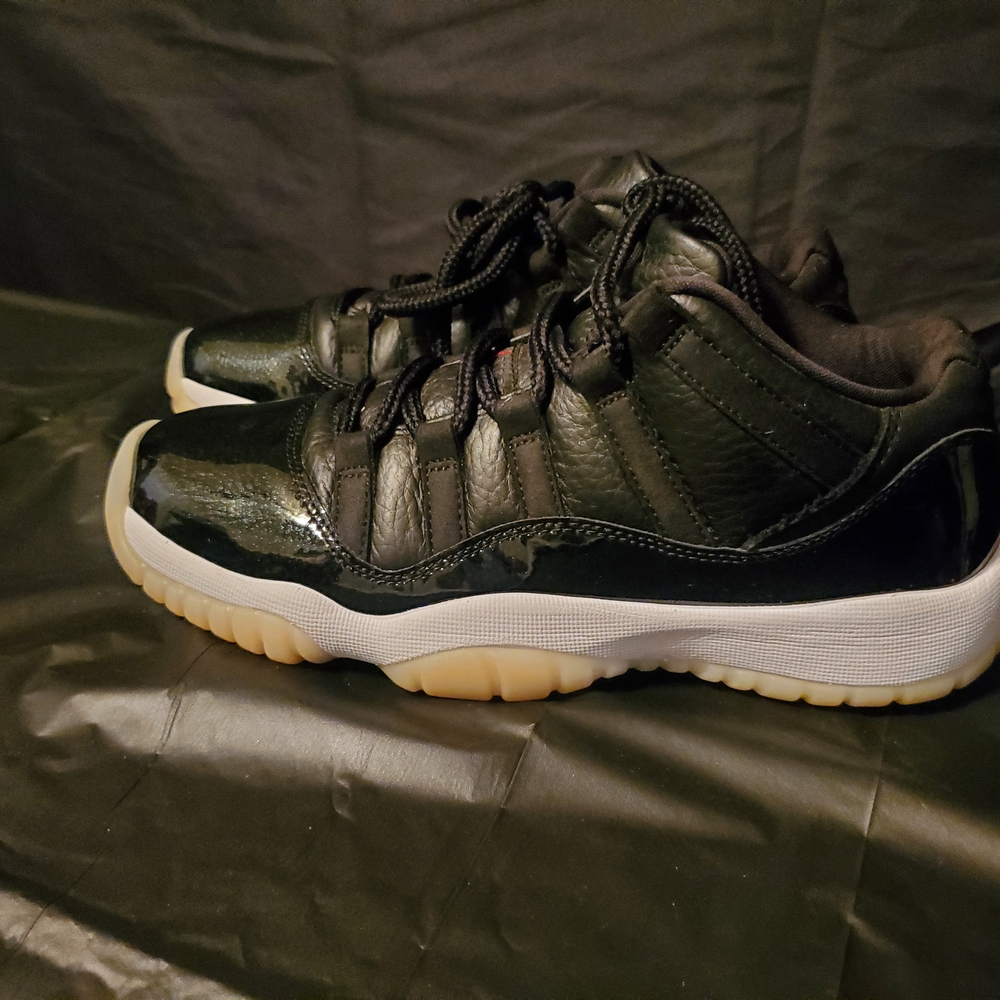 Kids Black and Tan Sneakers